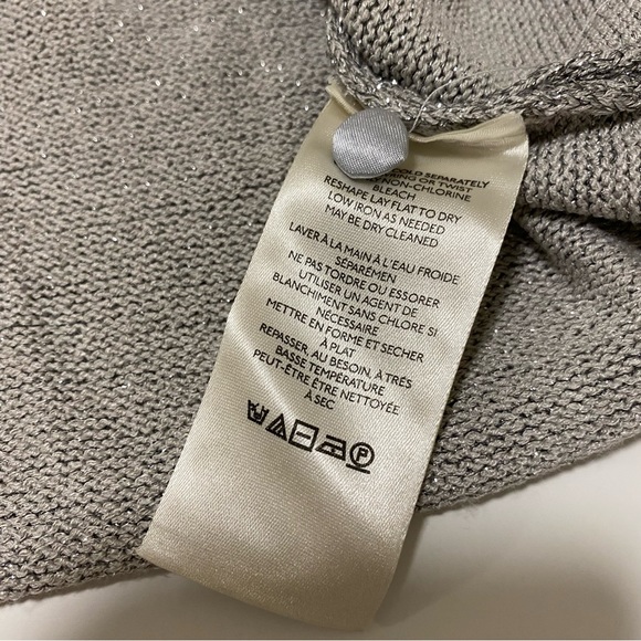 Free People Emmaline Shimmer Sparkly Large Cardigan - Picture 10 of 10